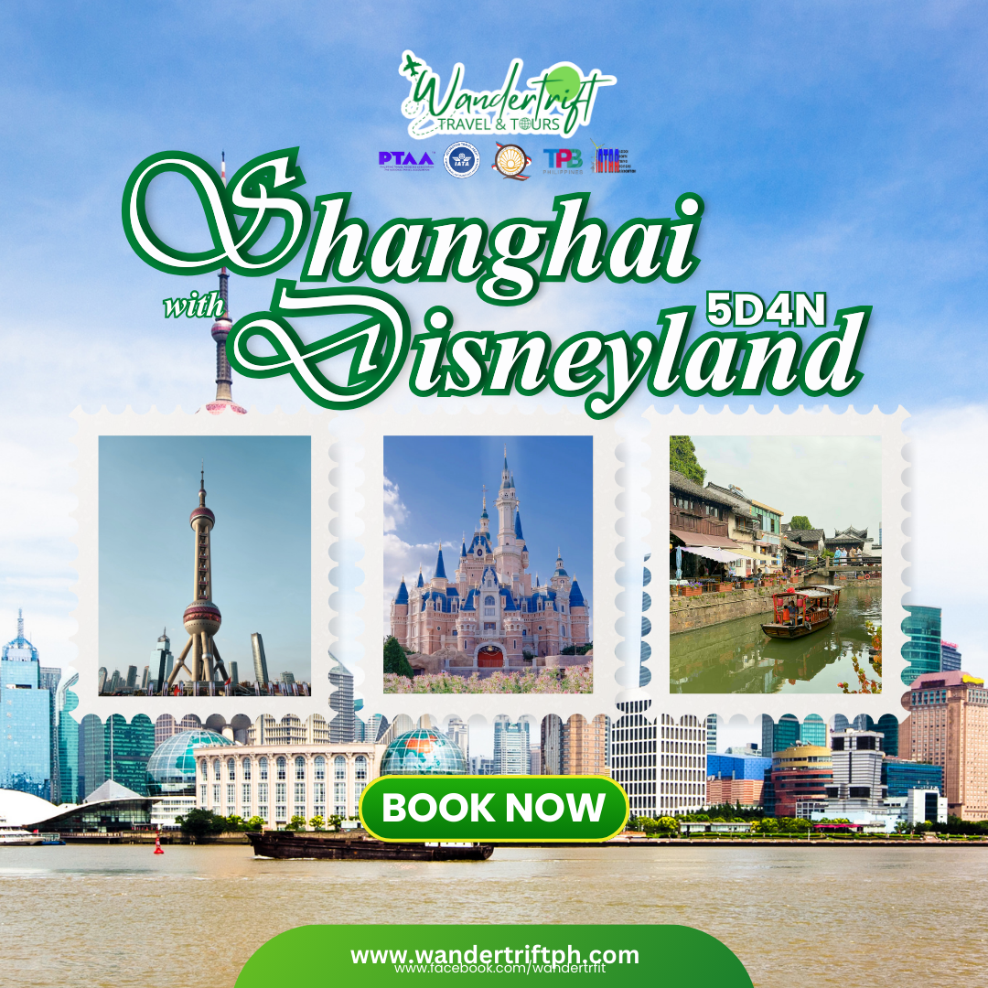 5D4N SHANGHAI WITH DISNEYLAND 2025-2026