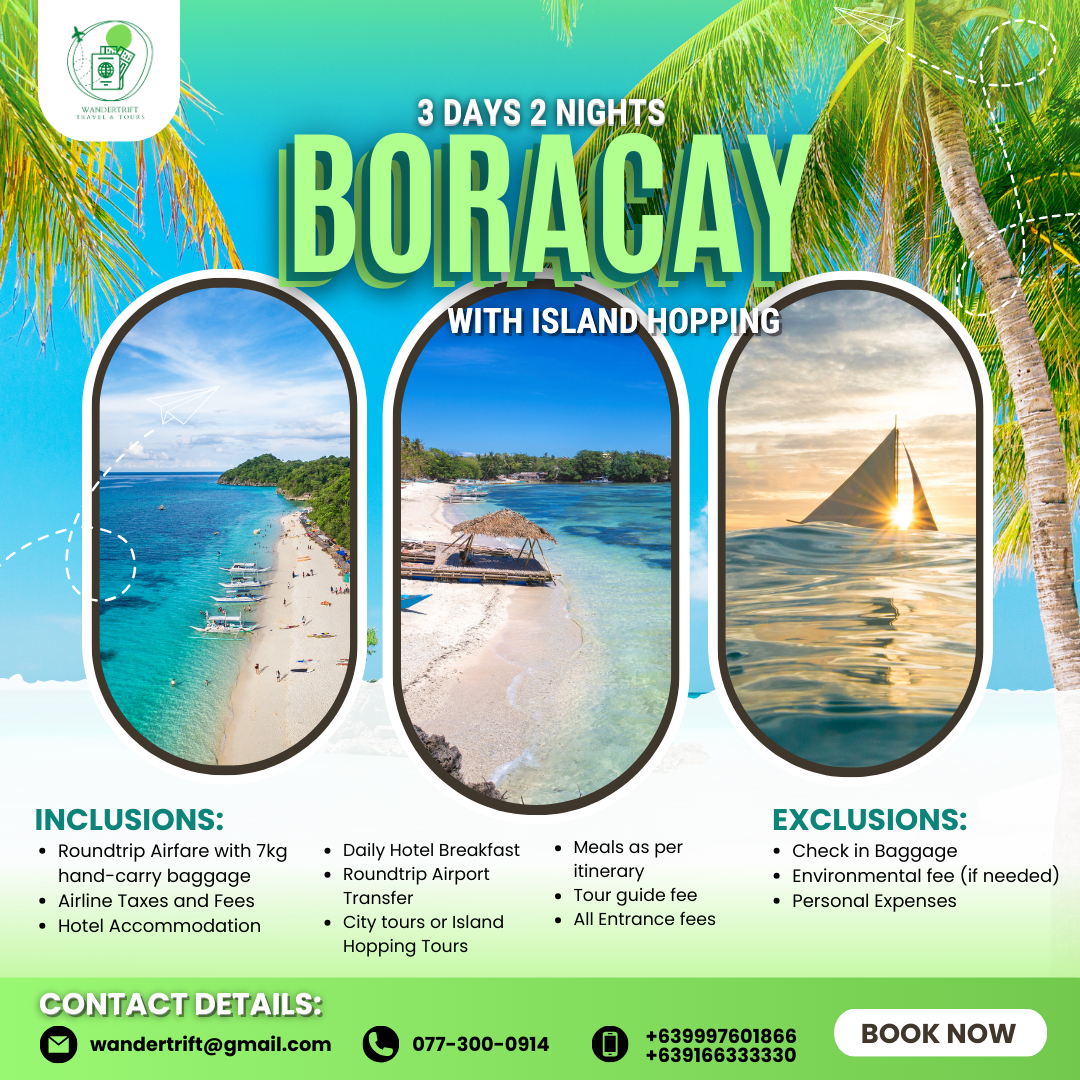 BORACAY TOUR W/ ISLAND HOPPING