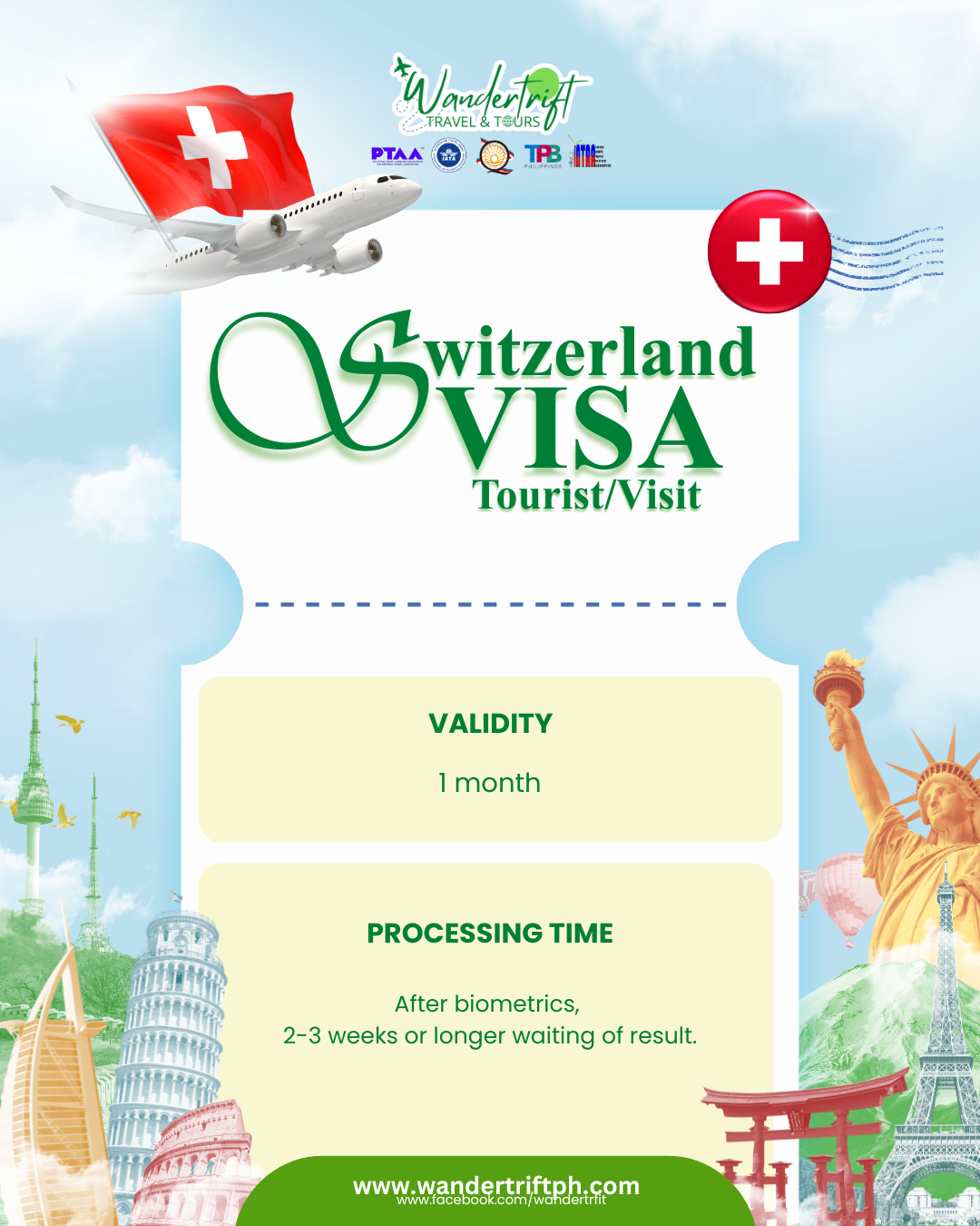 SCHENGEN SWITZERLAND VISA