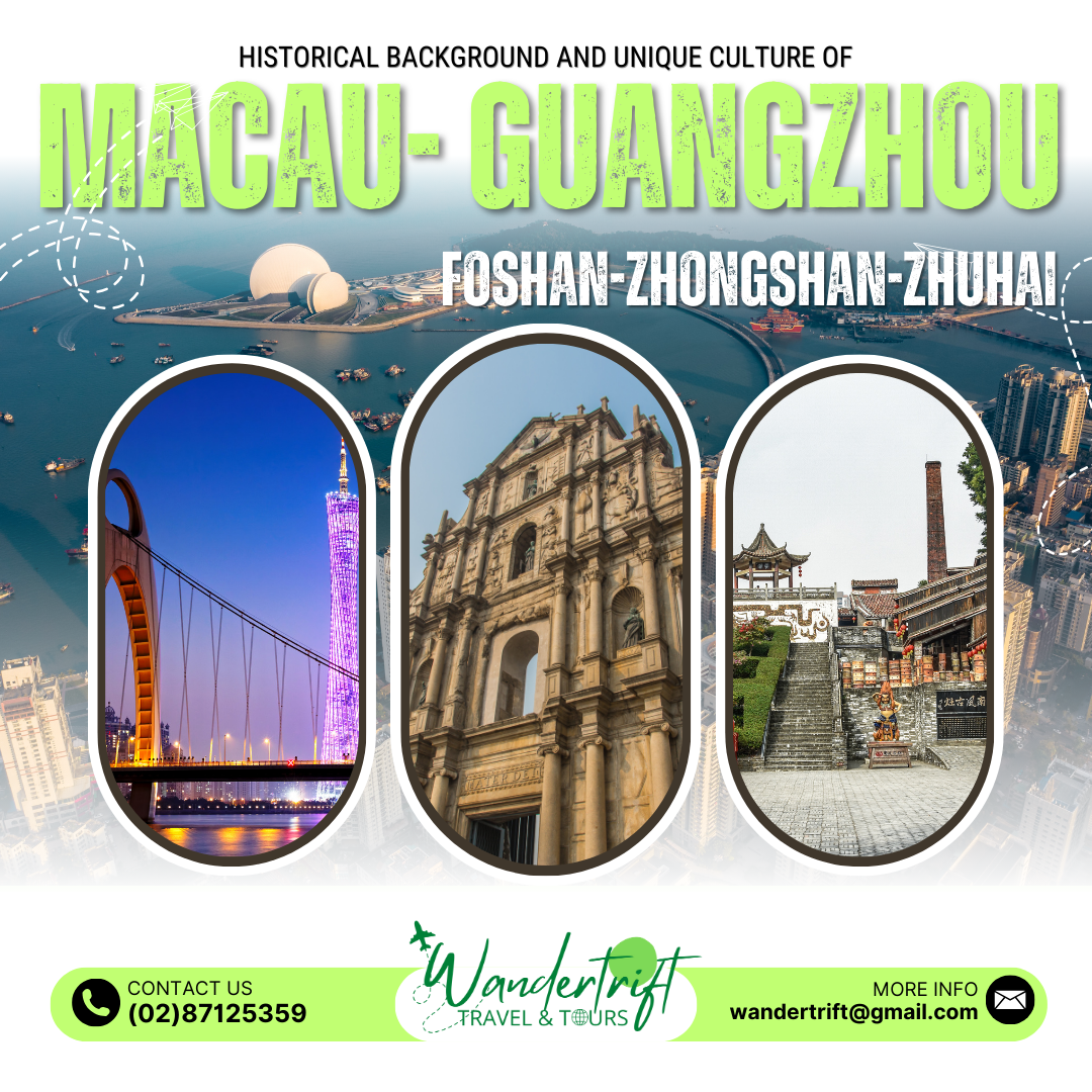 5D4N MACAU- GUANGZHOU  Foshan-Zhongshan-Zhuhai