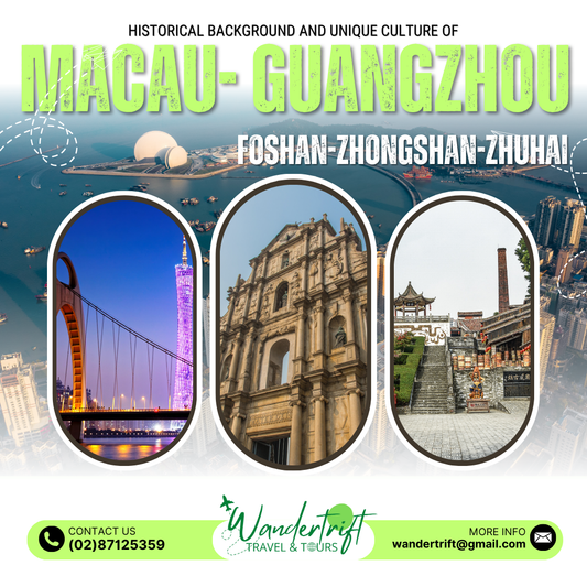 5D4N MACAU- GUANGZHOU  Foshan-Zhongshan-Zhuhai